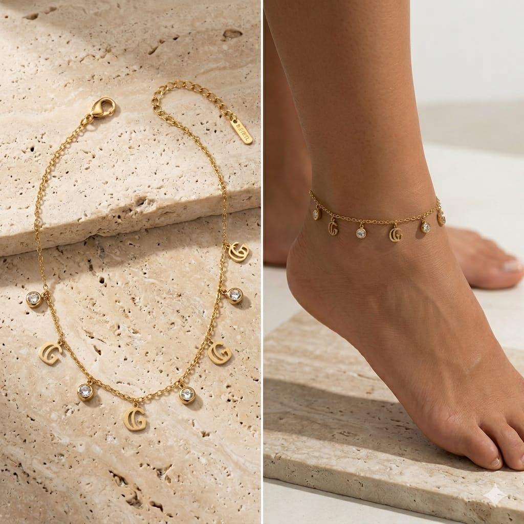 22KT   Anklet Design 1