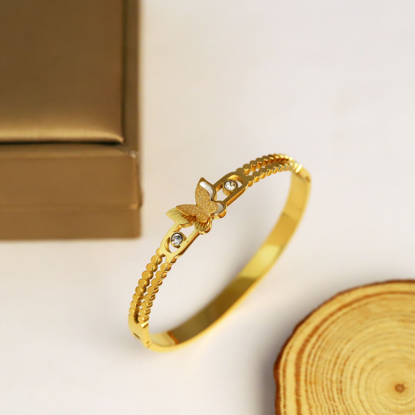 18K Stainless steel Plated Bracelet Design 12
