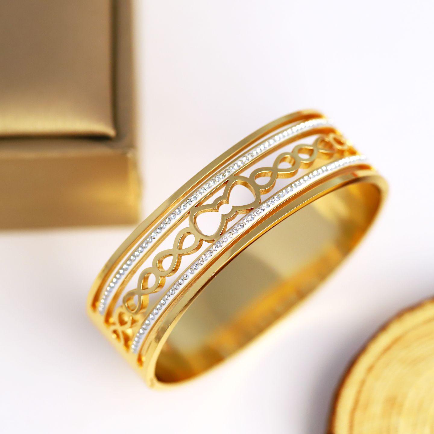 18K Stainless steel Plated Bracelet Design 3