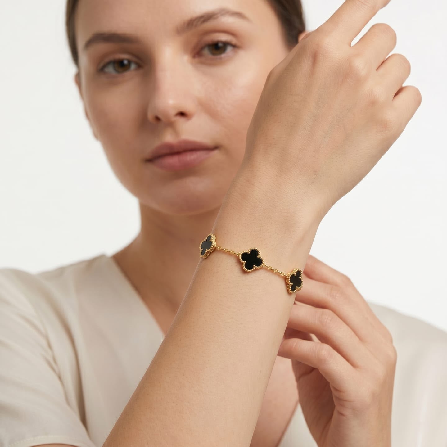 18K Stainless steel Plated Bracelet Design 34
