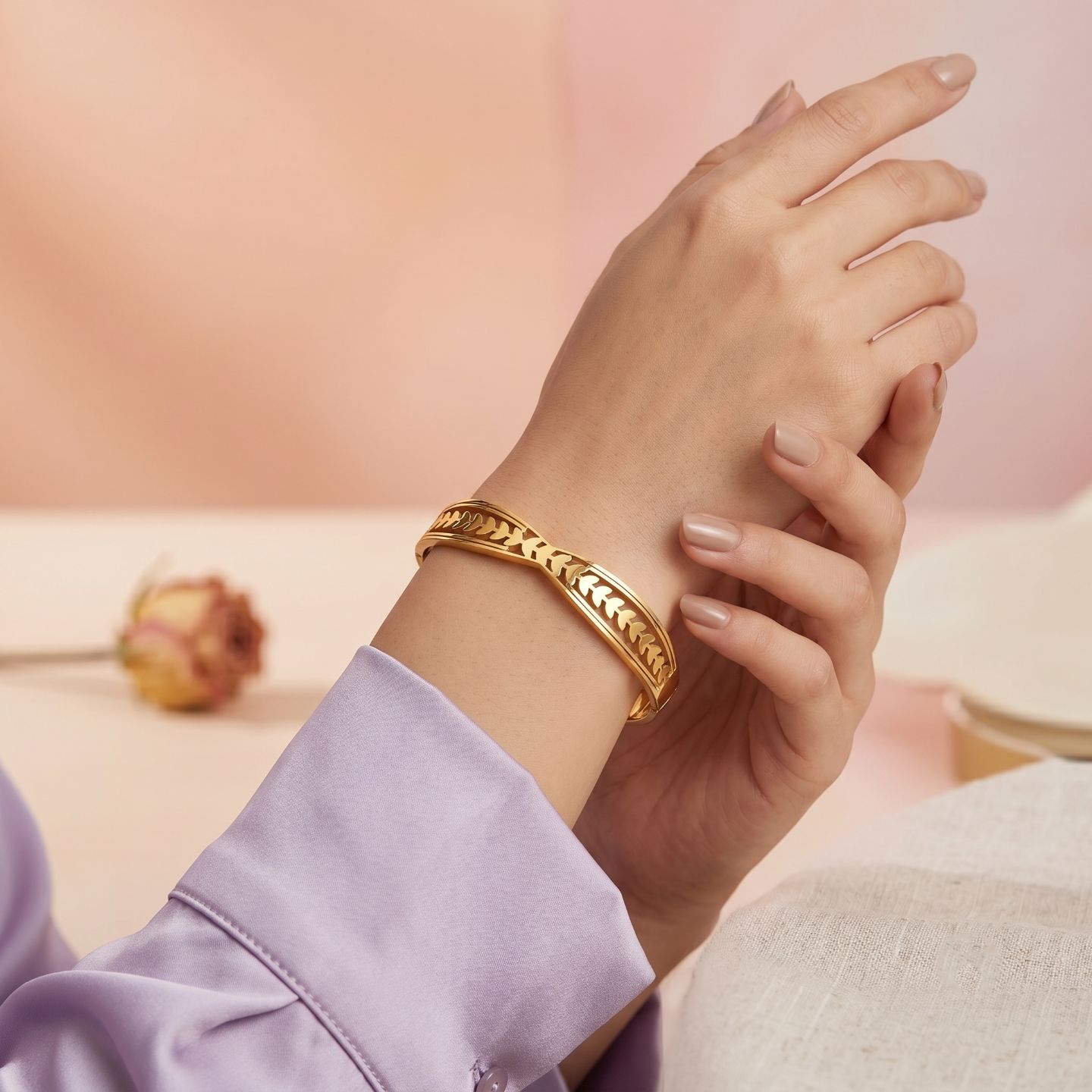 18K Stainless steel Plated Bracelet Design 6