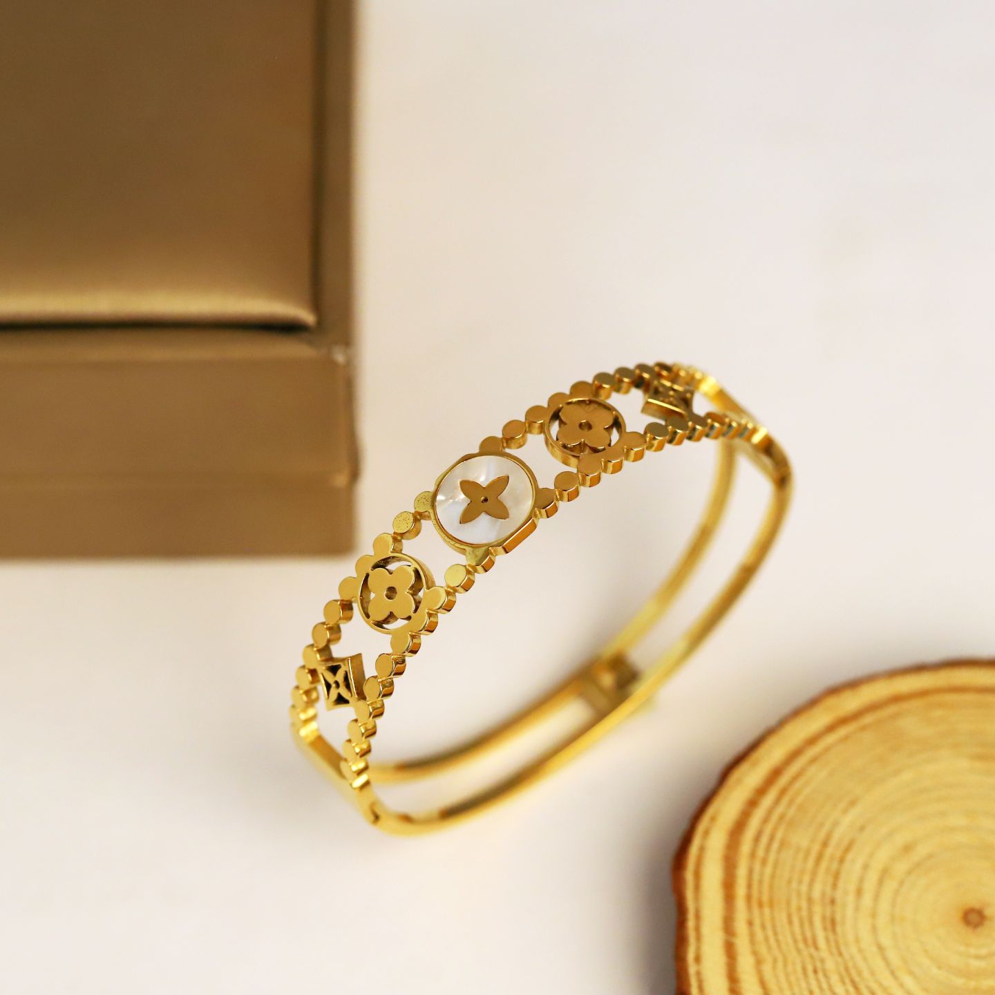 18K Stainless steel Plated Bracelet Design 7