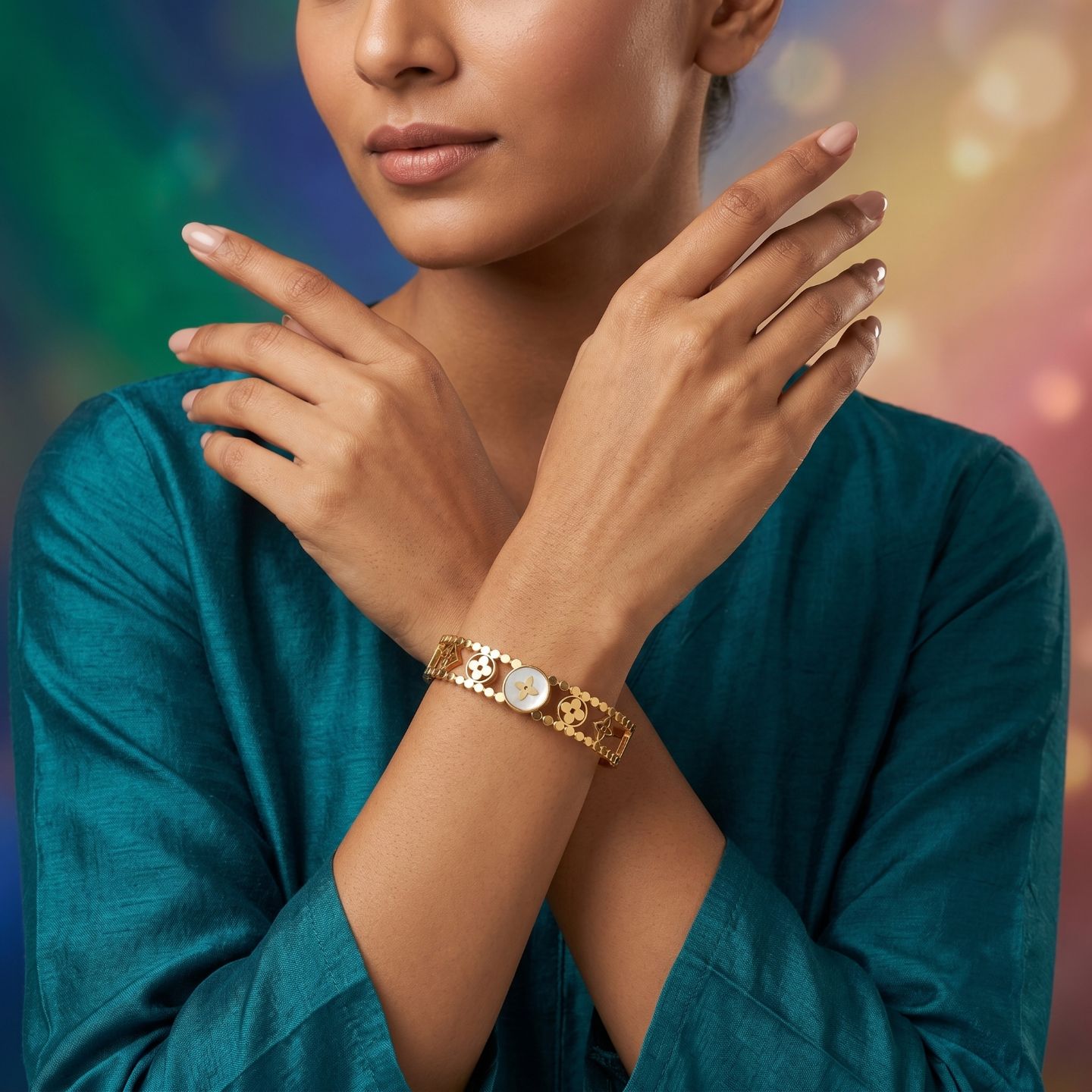18K Stainless steel Plated Bracelet Design 8